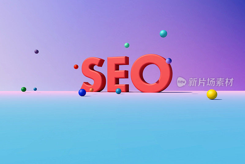 SEO Word - 3D渲染